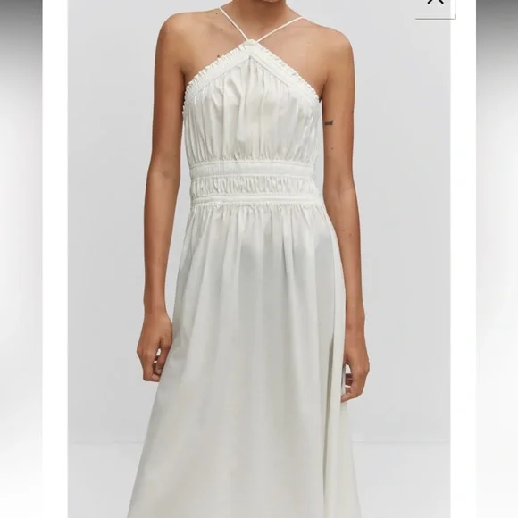 NWT Mango White Dress color is off white - Picture 6 of 8